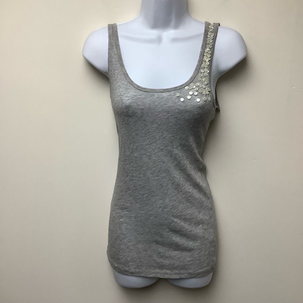 💖 J. Crew Embellished Tank Top Size Medium